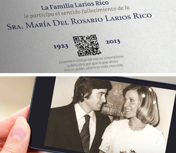 Esquelas interactivas